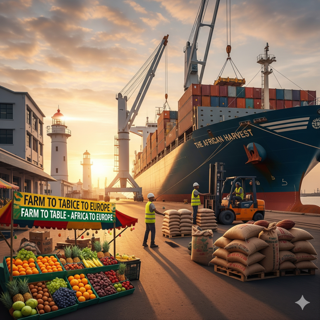 Shipping Agricultural Goods Between Africa and Europe