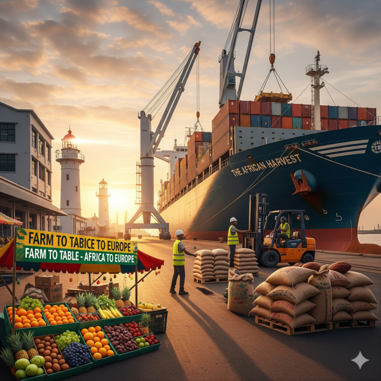 Shipping Agricultural Goods Between Africa and Europe