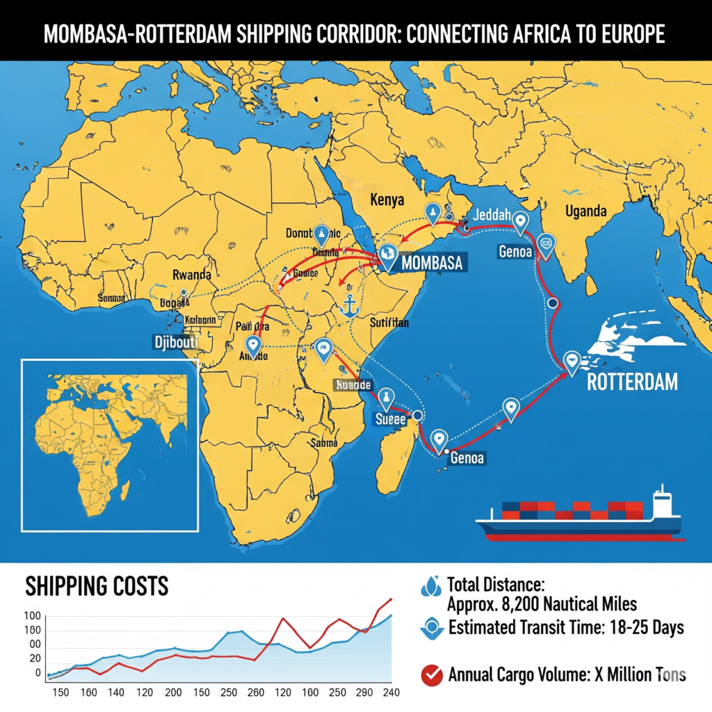 Mombasa to Rotterdam- Corridors for African Exporters