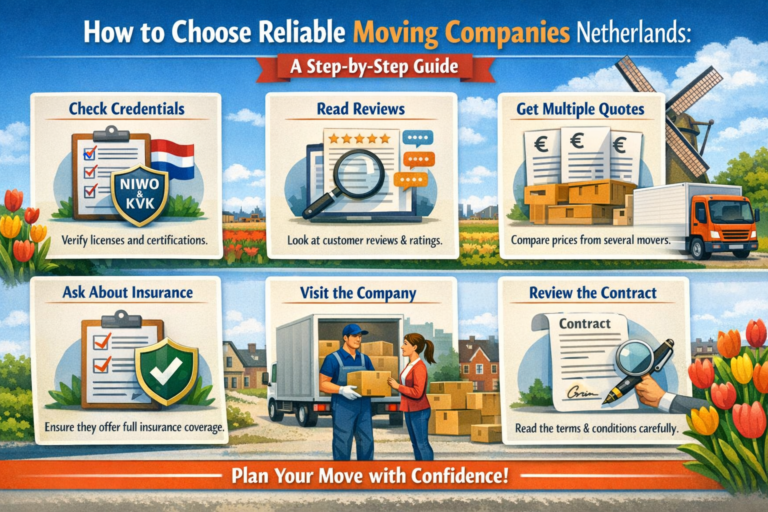 How to Choose Reliable Moving Companies Netherlands: A Step-by-Step Guide